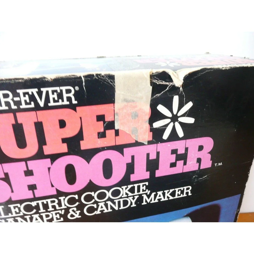 WearEver Super Shooter Electric Cookie Canape Candy Maker Complete In Box